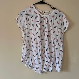 H&M feather blouse